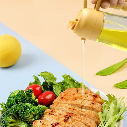 Cooking Oil Kitchen Oil Oil Dispenser Glass Oil and Vinegar Bottle - Image 8