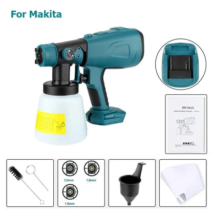 Cordless Paint Sprayer Electric Handheld With Portable Adjustable Spray Patterns And Non-slip Rubberized Handle - Image 8