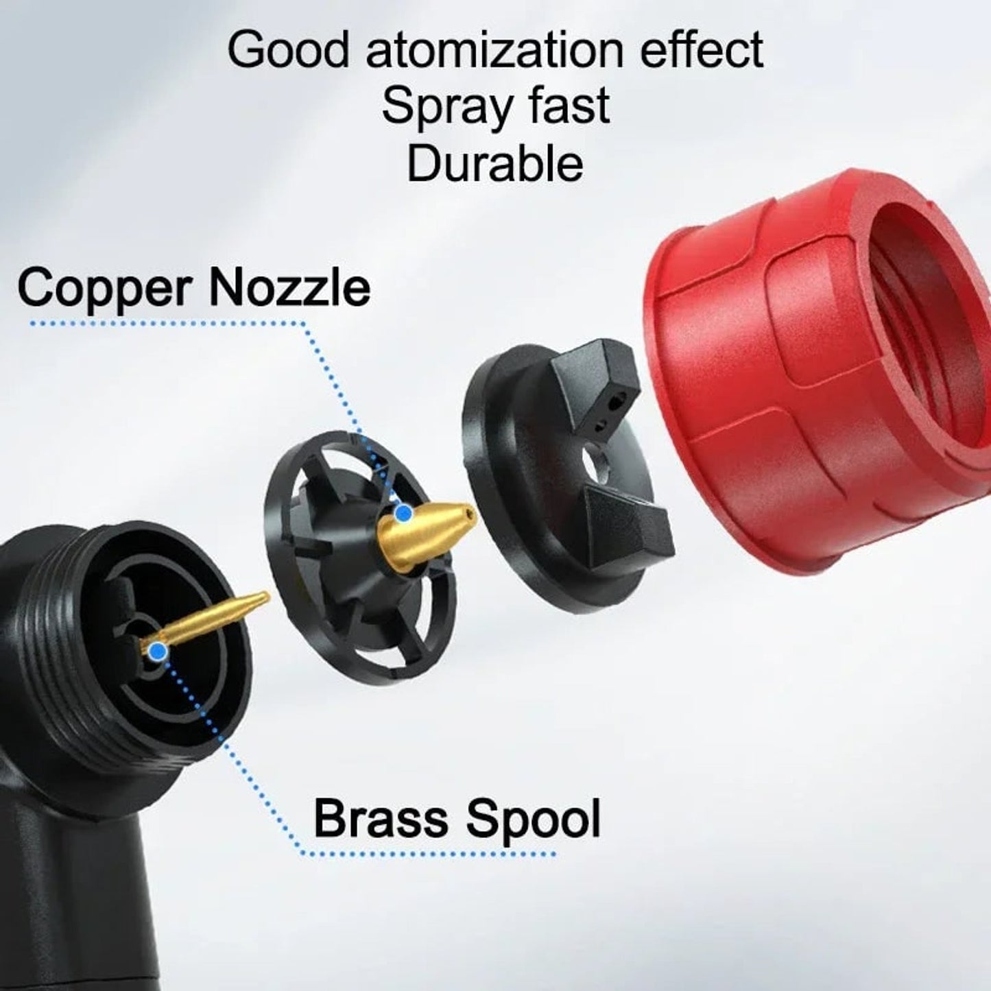 Cordless Paint Sprayer Electric Handheld With Portable Adjustable Spray Patterns And Non-slip Rubberized Handle - Image 3