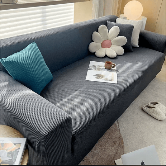 Couch Cover Stretch Sofa Cover Textured Fitted Sofa Slipcover - Image 1