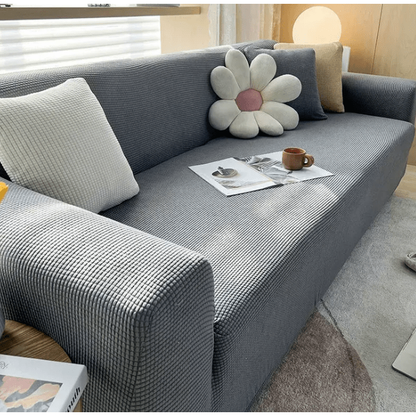 Couch Cover Stretch Sofa Cover Textured Fitted Sofa Slipcover - Image 3