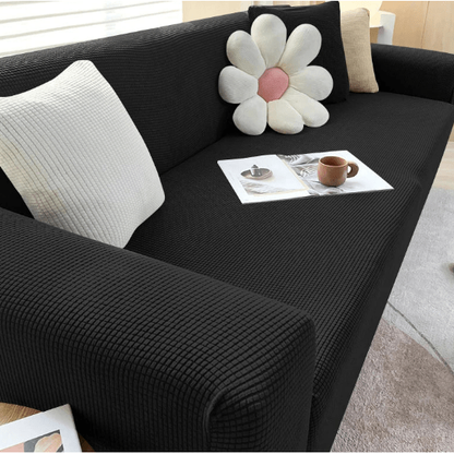 Couch Cover Stretch Sofa Cover Textured Fitted Sofa Slipcover - Image 4