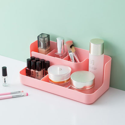 Desk Organiser Desktop Organizer Multi-Compartment Makeup - Image 4