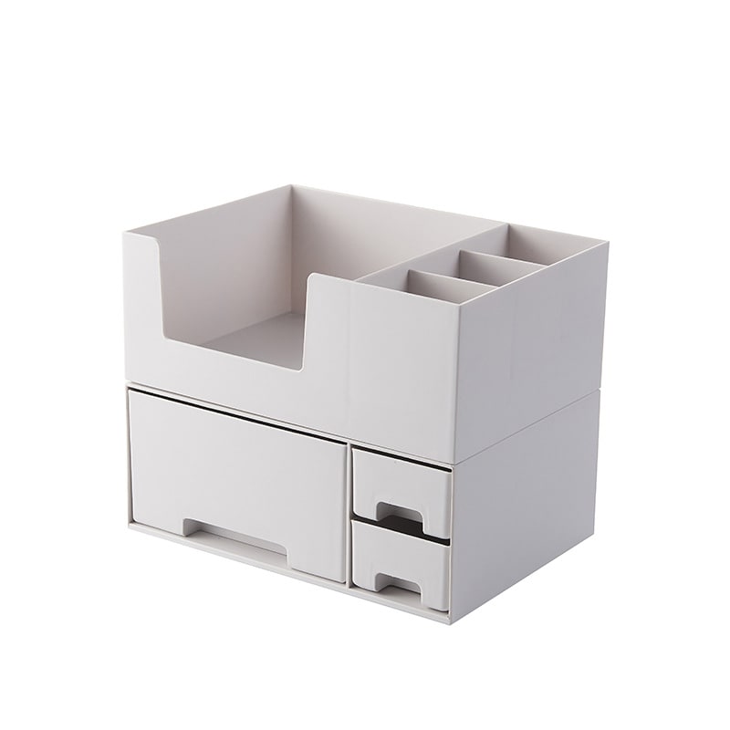 Desk Organiser Makeup Storage Organizer with Drawers Tier System - Image 2