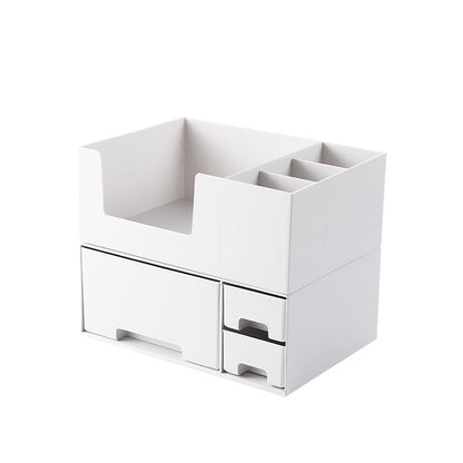 Desk Organiser Makeup Storage Organizer with Drawers Tier System - Image 4