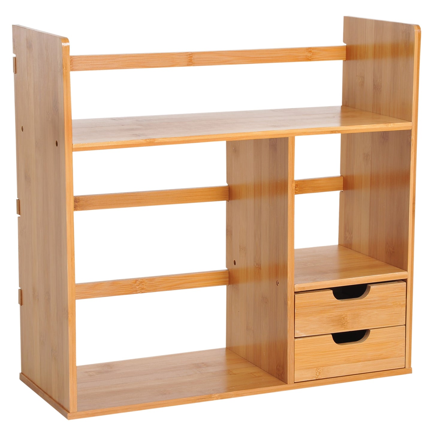 Desk Organiser Organizer with Drawers Bamboo Desktop - Image 3