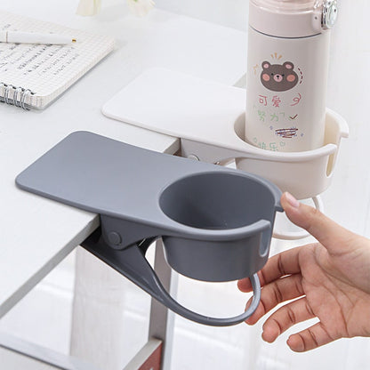 Desk Organizer Clip-On Cup Holder Plastic Tray - Image 6