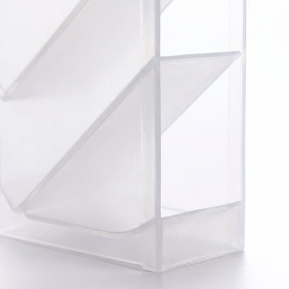 Desk Organizer Pen Holder Desktop Translucent Plastic - detail