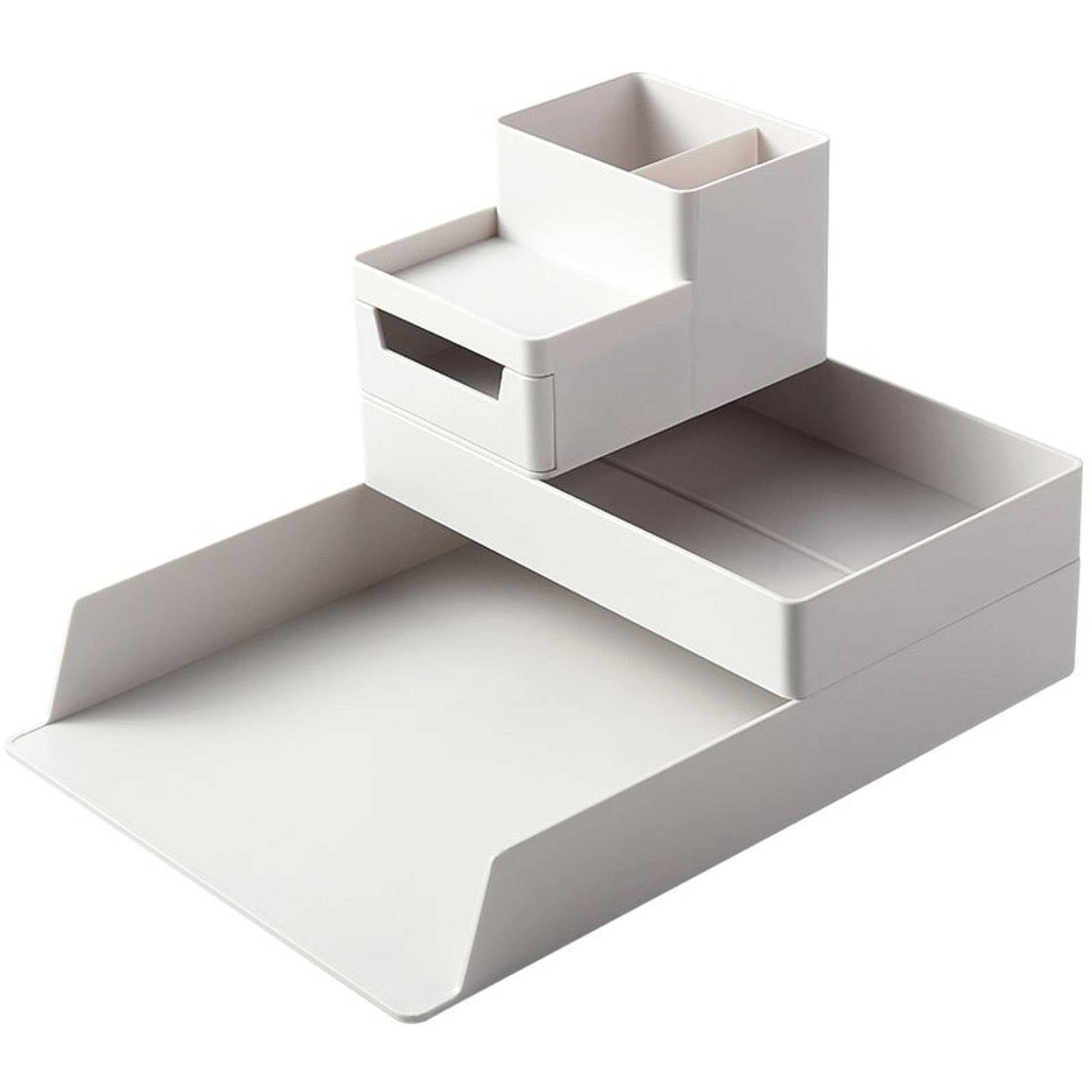 Desk Organizer Pen Holder Modular Desktop Storage Compartment Set - Image 6