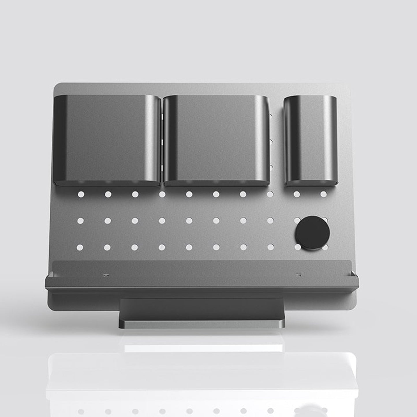 Desk Organizer Perforated Board Modular Stand Plastic Matte - Image 4