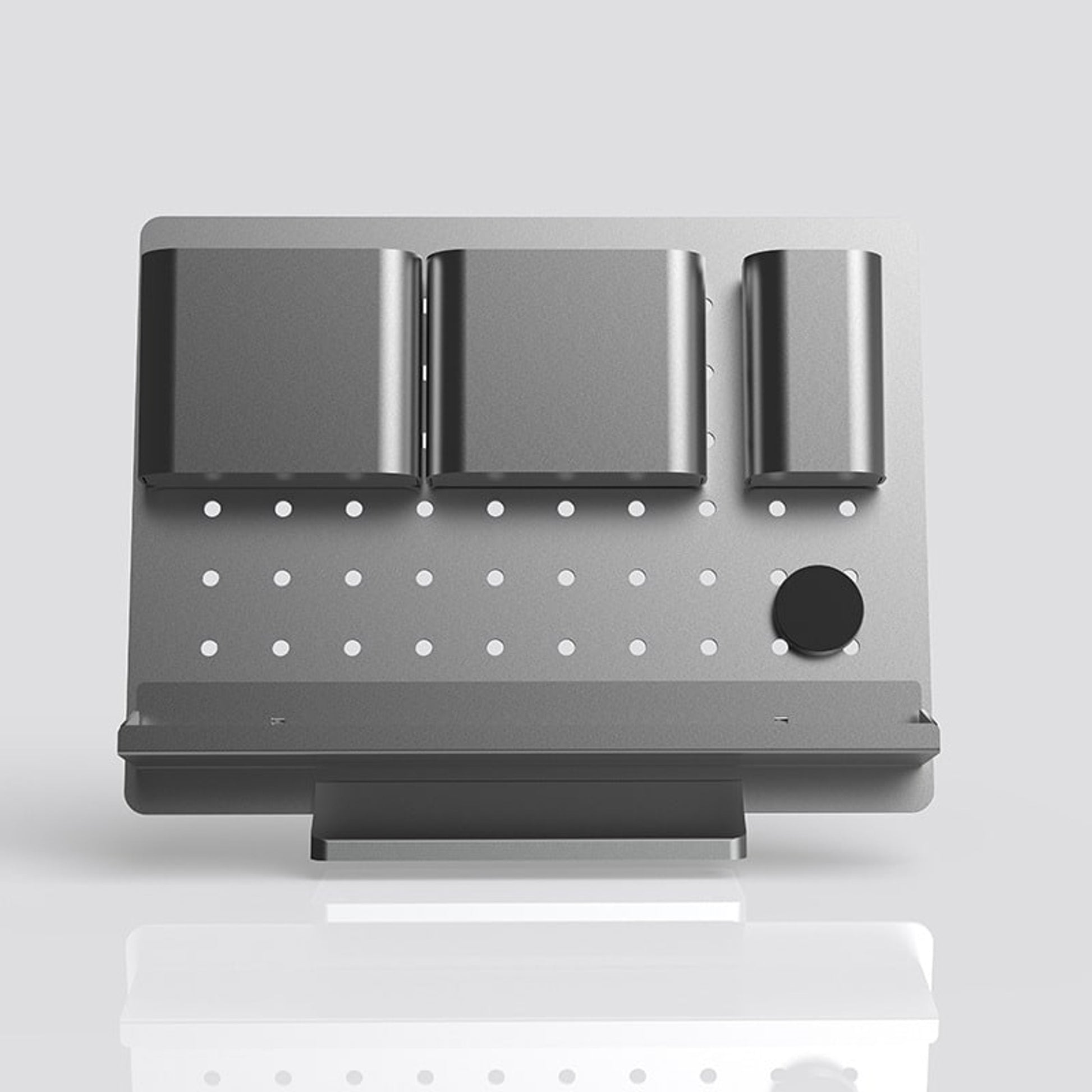 Desk Organizer Perforated Board Modular Stand Plastic Matte - Image 4