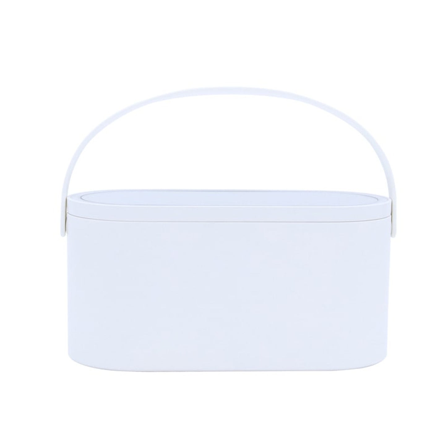 Desk Organizer Portable Cosmetic Box Mirror Handle - Image 3