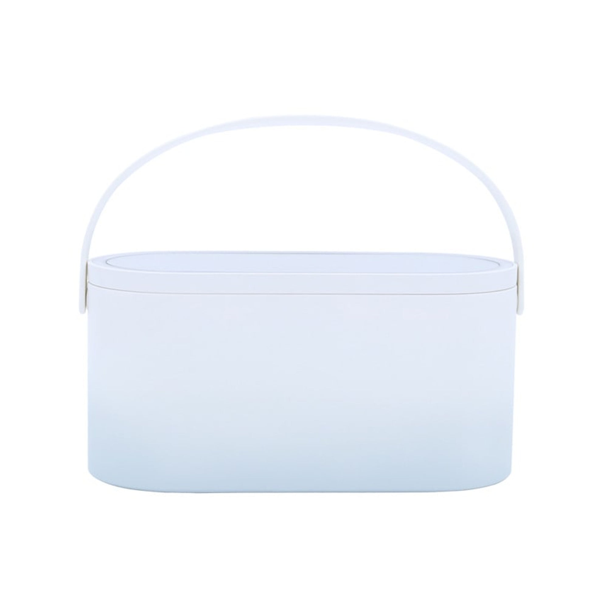 Desk Organizer Portable Cosmetic Box Mirror Handle - Image 5