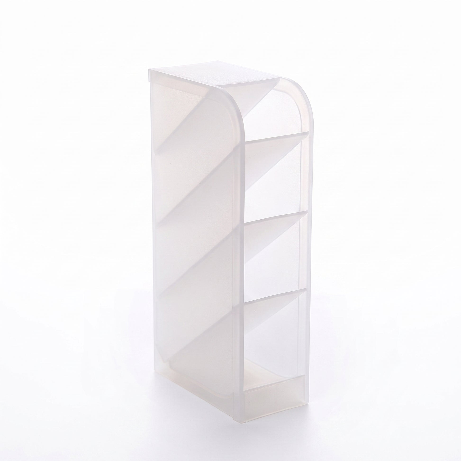 Desk Organizer Pen Holder Desktop Translucent Plastic - studio