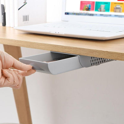Desk Organizer Under Drawer Adhesive Plastic - Image 1