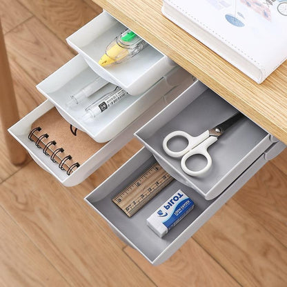 Desk Organizer Under Drawer Adhesive Plastic - Image 6