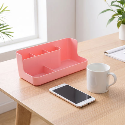 Desk Organiser Desktop Organizer Multi-Compartment Makeup - scale