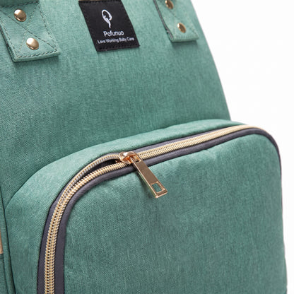Backpack Insulated Diaper Bag Baby Stroller USB Travel - detail