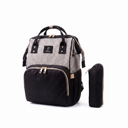 Backpack Insulated Diaper Bag Baby Stroller USB Travel - Image 11
