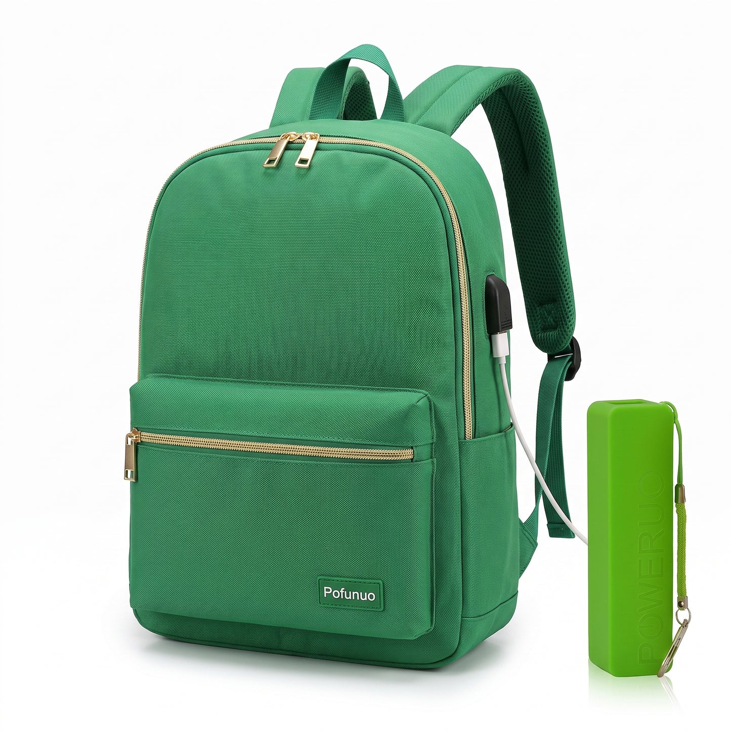 Backpack Insulated Diaper Bag Baby Stroller USB Travel - Image 19