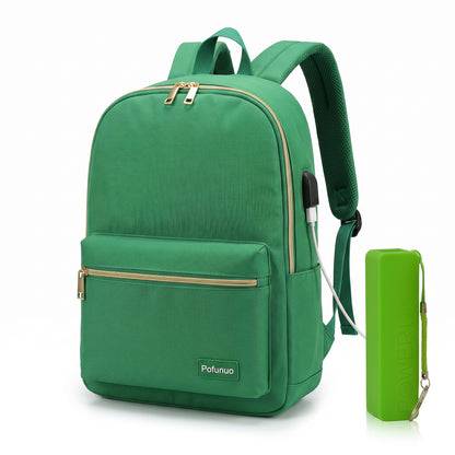 Backpack Insulated Diaper Bag Baby Stroller USB Travel - Image 19