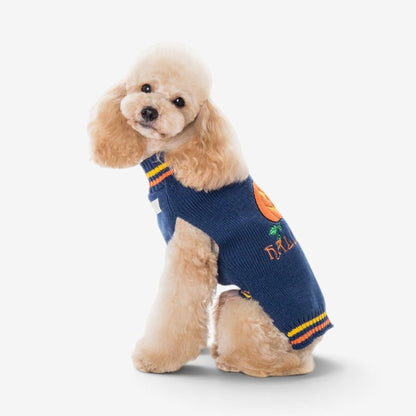 Dog Clothes Knitted Pullover Halloween Sweater Pumpkins - Image 2