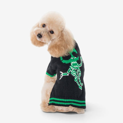 Dog Clothes Knitted Pullover Halloween Sweater Pumpkins - Image 3