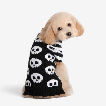 Dog Clothes Knitted Pullover Halloween Sweater Pumpkins - Image 4