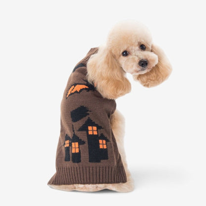 Dog Clothes Knitted Pullover Halloween Sweater Pumpkins - Image 5