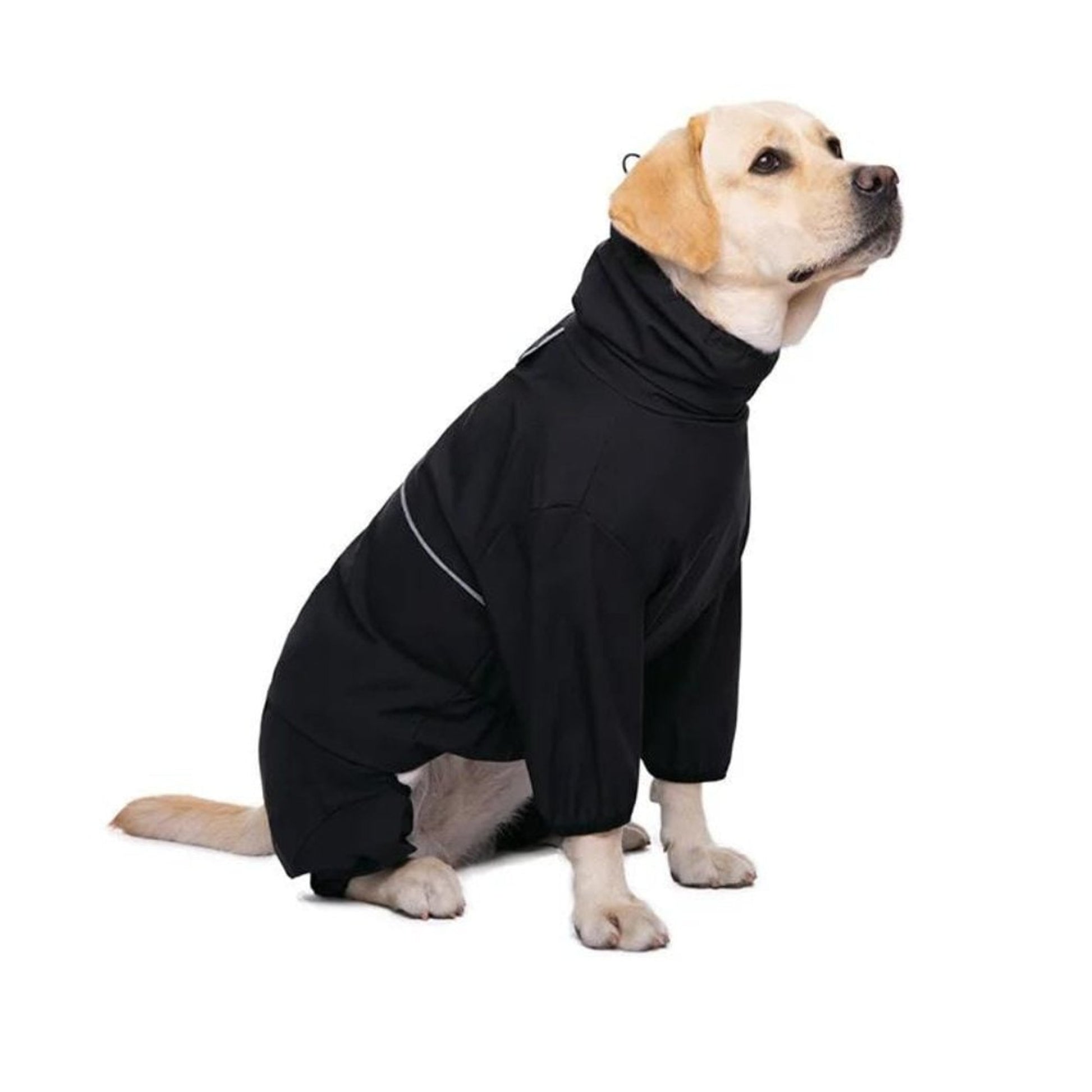 Dog Raincoat Waterproof Jacket With Hood Full-Body Leg Coverage For Pets - Image 6