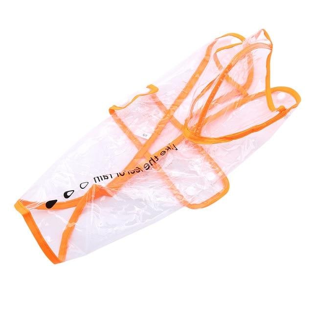 Dog Raincoat Waterproof Jacket With Transparent Hood And Snap Closure For Small Pets - Image 5