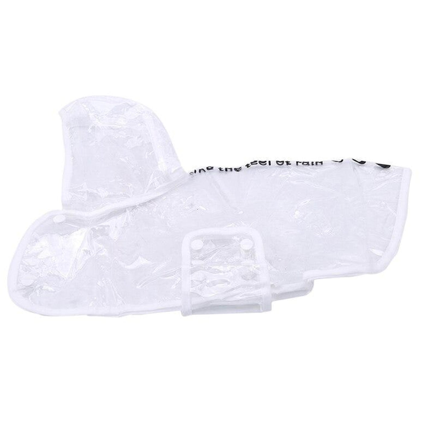 Dog Raincoat Waterproof Jacket With Transparent Hood And Snap Closure For Small Pets - Image 9