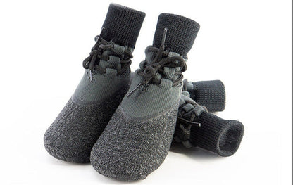 Dog Shoes Paw Protectors For With Rubber Soles And Adjustable Straps For Secure Fit - Image 7