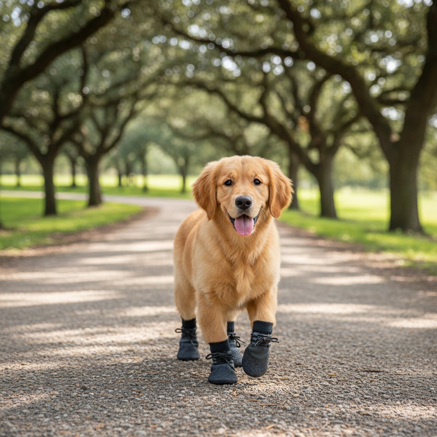Dog Shoes Paw Protectors For With Rubber Soles And Adjustable Straps For Secure Fit - Image 3