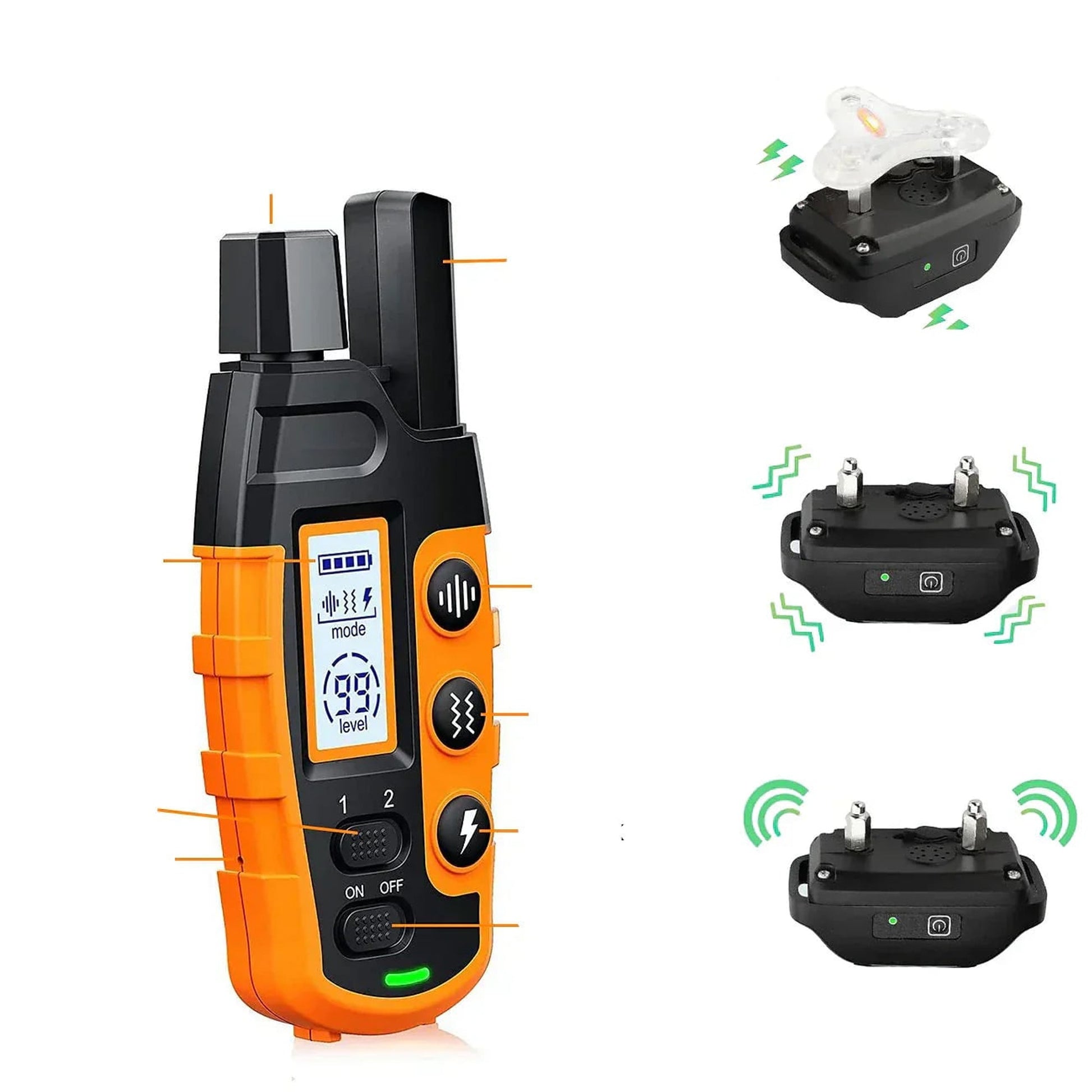 Dog Training Collar E For With Remote Control Vibration And Shock Modes - Image 2