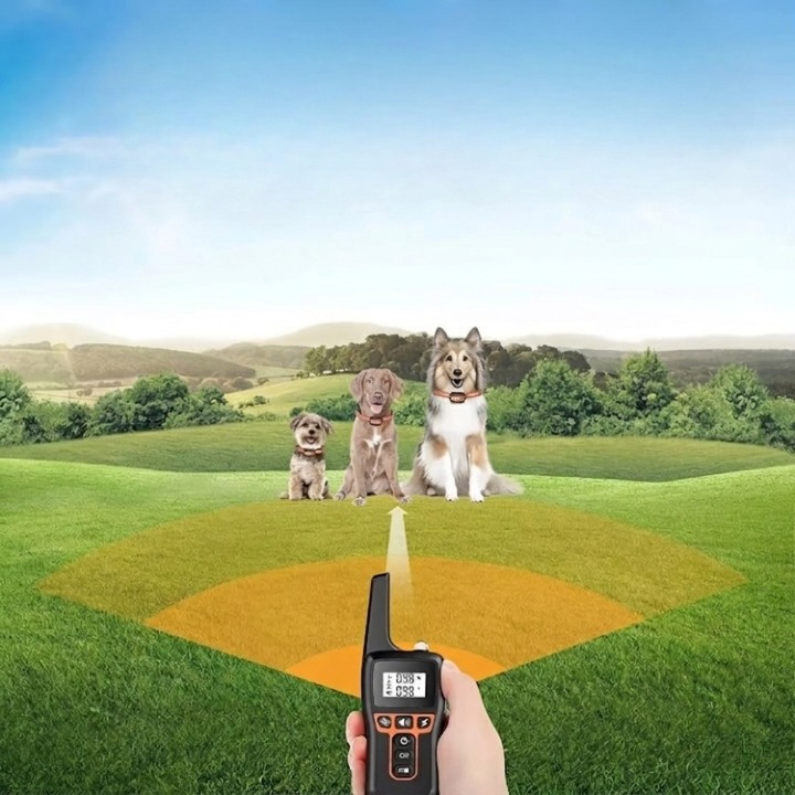 Dog Training Collar With Remote Control For Featuring Shock And Vibration Modes For Effective - Image 3