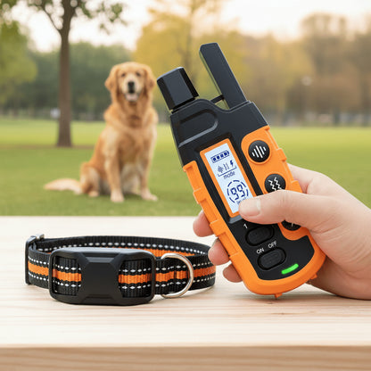 Dog Training Collar With Remote E-Collar For Shock And Vibration Waterproof - Image 1