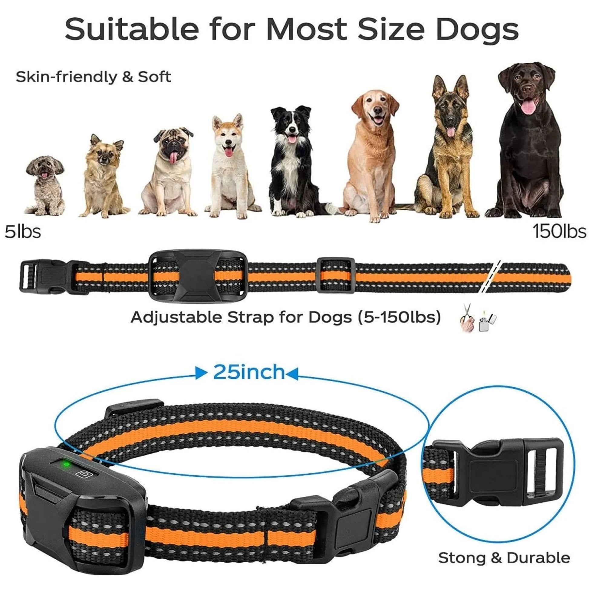 Dog Training Collar With Remote E-Collar For Shock And Vibration Waterproof - Image 7