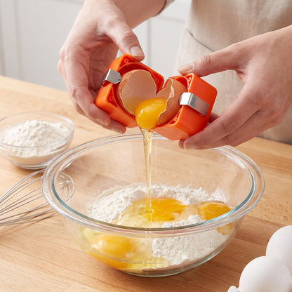 Baking Egg Holder Easy Orange Plastic Portable Travel Case - Image 13