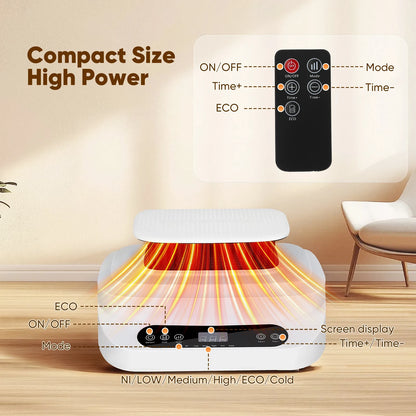 Electric Clothes Dryer Home Quick Drying Folding Cloth 2000W Large Capacity Remote Control Timing Machine - Image 5