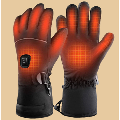 Electric Heated Gloves For Cold Hands Battery Operated With Touchscreen Fingertips And Waterproof Wrist Strap - Image 1
