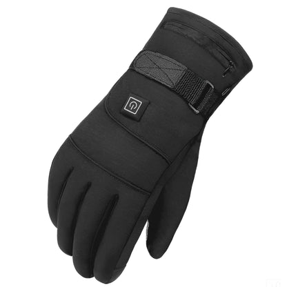 Electric Heated Gloves For Cold Hands Battery Operated With Touchscreen Fingertips And Waterproof Wrist Strap - Image 8