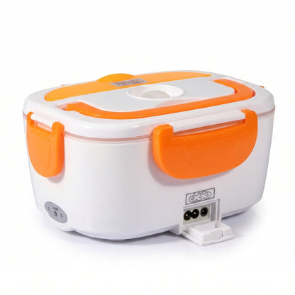 Lunch Box Portable Food Warmer Electric Heater Leakproof Rectangular - angle
