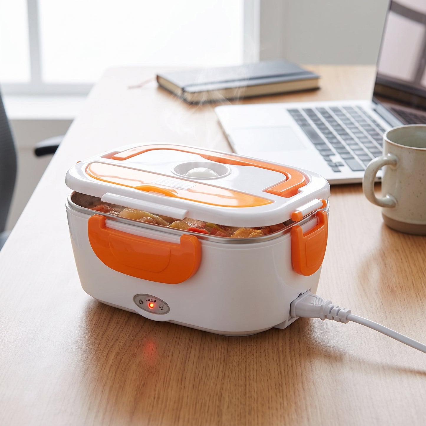 Lunch Box Portable Food Warmer Electric Heater Leakproof Rectangular - hero