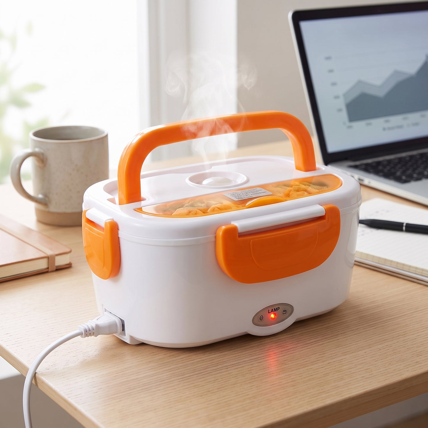 Lunch Box Portable Food Warmer Electric Heater Leakproof Rectangular - Image 17