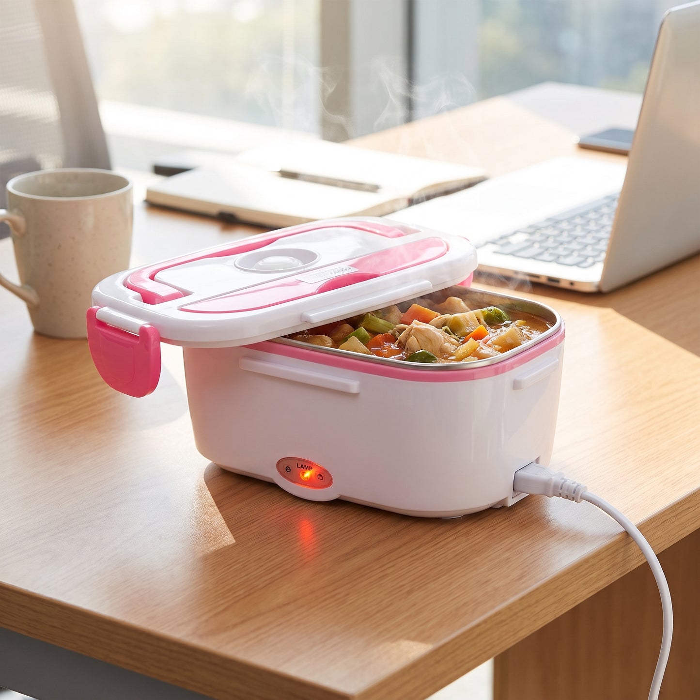 Lunch Box Portable Food Warmer Electric Heater Leakproof Rectangular - Image 11