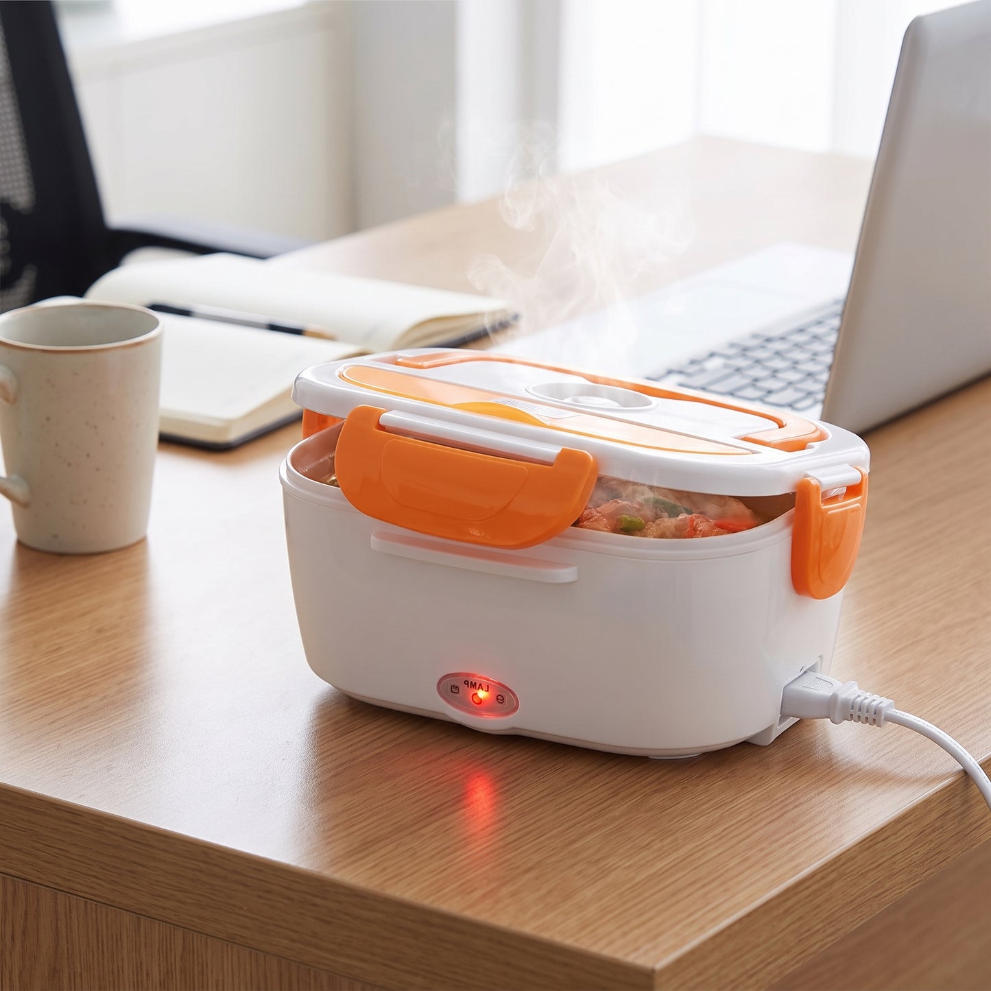 Lunch Box Portable Food Warmer Electric Heater Leakproof Rectangular - Image 3