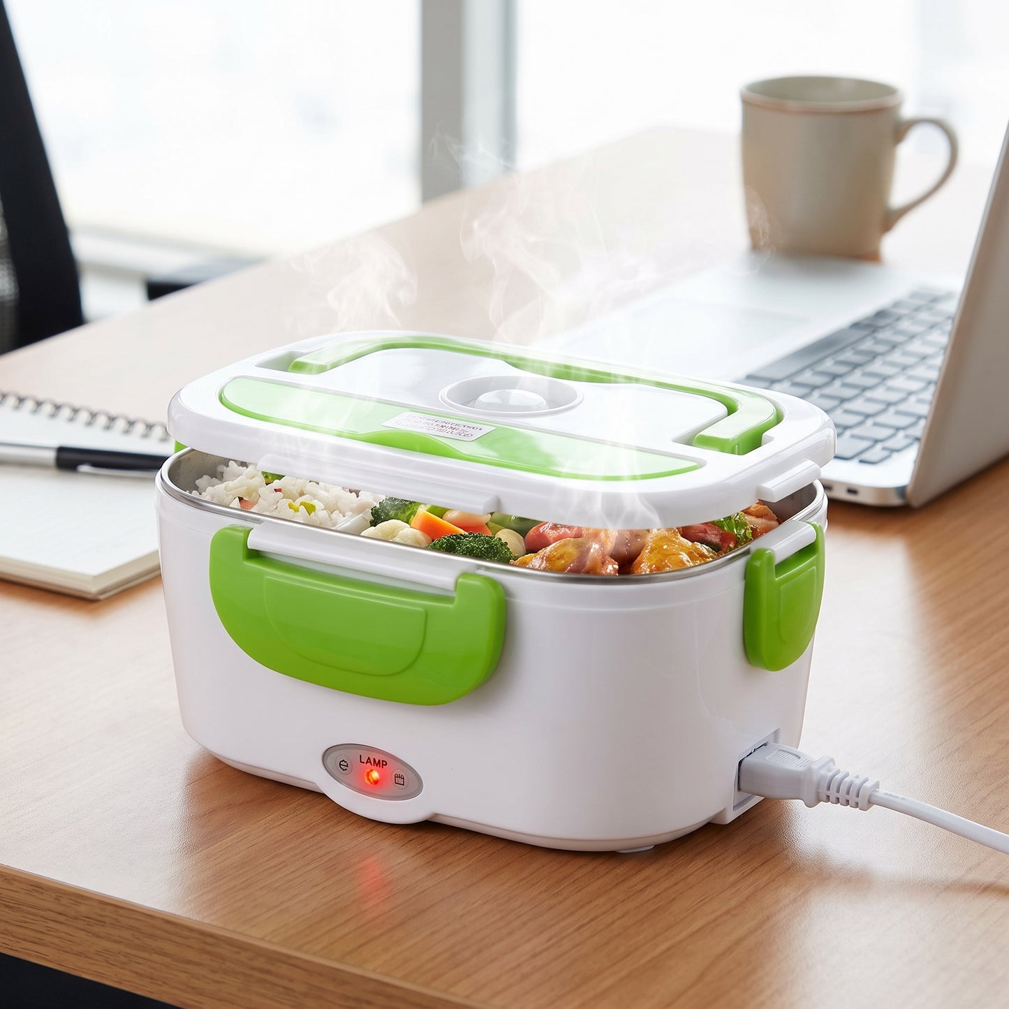 Lunch Box Portable Food Warmer Electric Heater Leakproof Rectangular - Image 12
