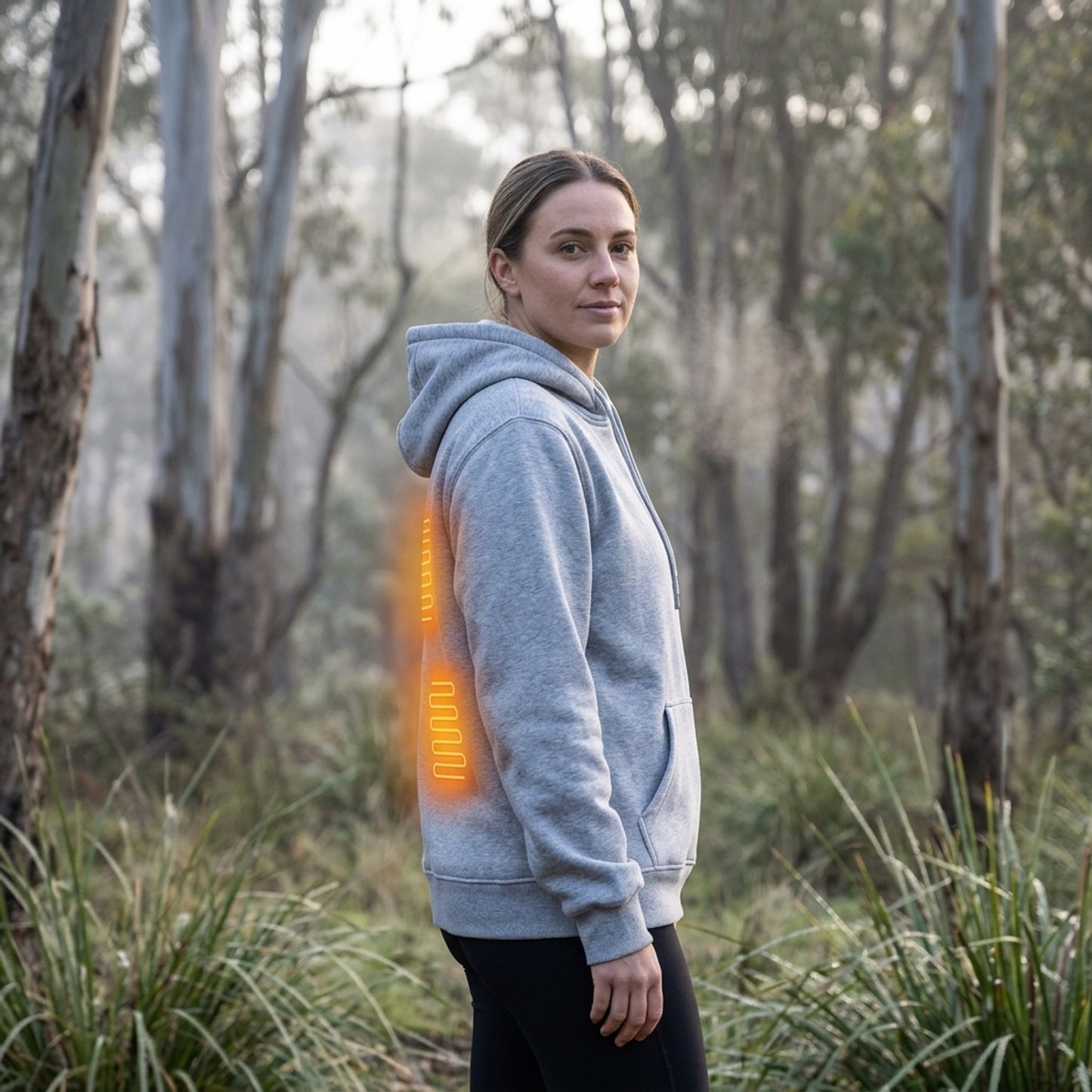 Electric Heated Zip Up Hoodie With Built-In Heating Elements Keeps You Warm Without Bulk - Image 5