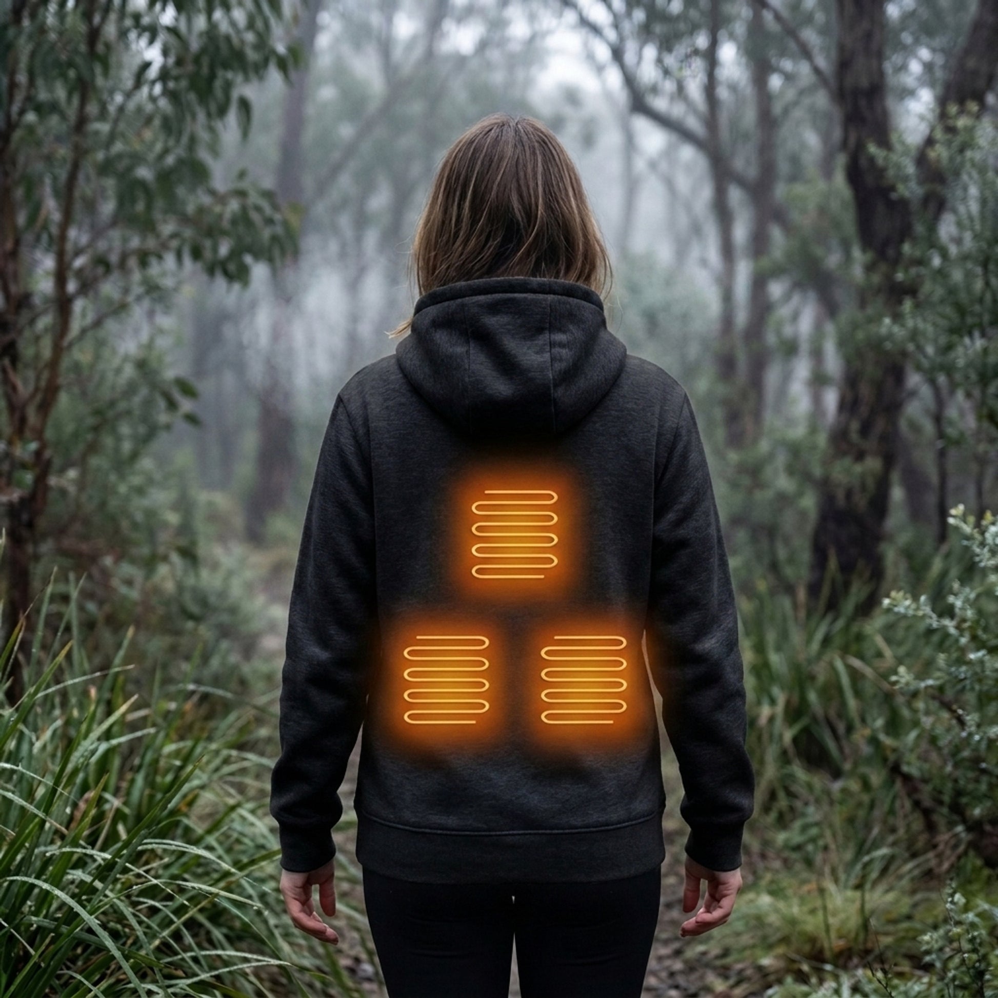 Electric Heated Zip Up Hoodie With Built-In Heating Elements Keeps You Warm Without Bulk - Image 10